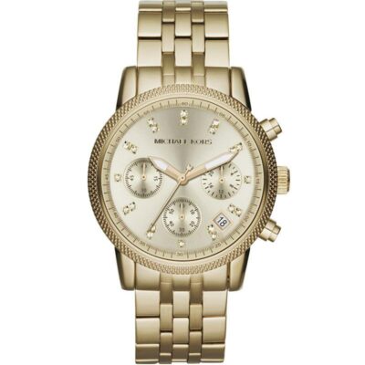Michael Kors Ladies RITZ Gold-Tone Watch - MK5676